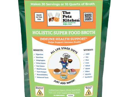 Super Food Immune Support* Base Broth - The Petz Kitchen Dogs & Cats Fashion