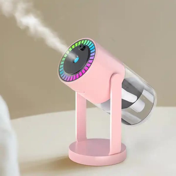 Pink Starry Sky Projection Humidifier – USB Ultrasonic Car and Home Air Humidifier, Mist Diffuser for Hydration Fashion