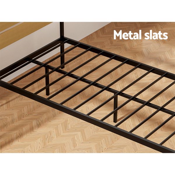 Artiss Bed Frame King Single Size Metal Base Mattress Platform Foundation PAULA Discount