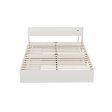 Artiss Bed Frame Queen Size Mattress Base wtih Charging Ports 2 Storage Drawers For Cheap