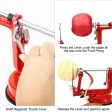 3-in-1 Apple Peeler, Corer, and Slicer with Suction Base – Effortless Fruit Prep Supply