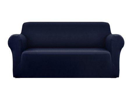 Artiss Sofa Cover Couch Covers 3 Seater Stretch Navy Online Sale