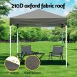 Instahut Gazebo 2x2m Outdoor Patio Garden Marquee Shade w  Base Pods Grey Online now