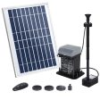 Gardeon Solar Pond Pump Submersible Fountain with Battery Kit LED Lights 5.2FT Online Hot Sale