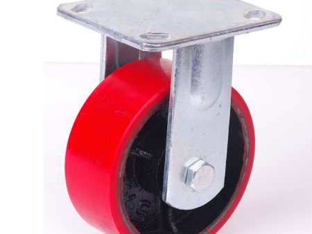 5 inch Industrial 500KG Caster Wheels Fixed Casters Castor Wheels Cart Furniture Workbench Online now