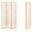 Artiss 3 Panel Room Divider Screen 131x179cm Natural For Discount