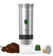 Black Portable Espresso Coffee Machine - Universal 3-in-1 Capsule, Coffee Powder, and Espresso Maker Online Hot Sale