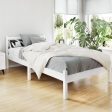 Artiss Bed Frame King Single Size Wooden White SOFIE on Sale