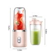 1 x Portable USB Pink Rechargeable Juicer Cup,Portable Blender for Smoothies and Juices - USB Rechargeable, Powerful & Compact Hot on Sale