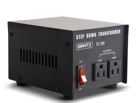 Giantz Step Down Transformer 200W 240V TO 110V Stepdown Voltage Converter AU-US Online now