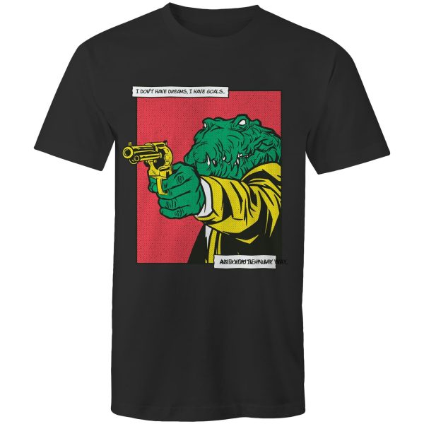 Men s Crocodile Comic Book T-Shirt Hot on Sale