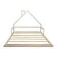 Pine Wood Floor Bed House Frame for Kids and Toddlers Discount