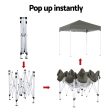 Instahut Gazebo 2x2m Outdoor Patio Garden Marquee Shade Grey Online Sale