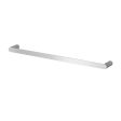 Towel Rail Rack Holder Single 600mm Wall Mounted Stainless Steel Silver Online