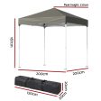 Instahut Gazebo 2x2m Outdoor Patio Garden Marquee Shade Grey Online Sale