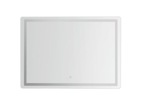 Embellir Wall Mirror 100X70CM with LED Light Bathroom Home Decor Round Rectangle Online now