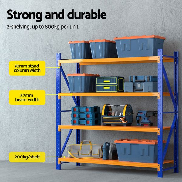 Giantz 4Mx1.8M Warehouse Shelving Garage Rack Online