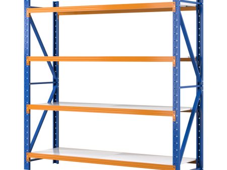 Giantz 2Mx2M Garage Shelving Warehouse Rack Pallet Racking Storage Shelf Blue Cheap