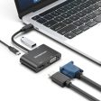 Simplecom DA440 4-in-1 USB-C Multiport Adapter with Power Delivery USB 3.0 VGA HDMI Online Sale