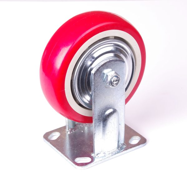 5 inch Industrial  Caster Wheels Fixed Casters Castor Wheels Cart Furniture Workbench Supply