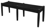 Kelly Loom Oak Bench (Black) Fashion