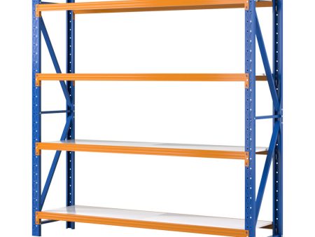 Giantz 2Mx2M Garage Shelving Warehouse Rack Pallet Racking Storage Shelf Blue For Discount