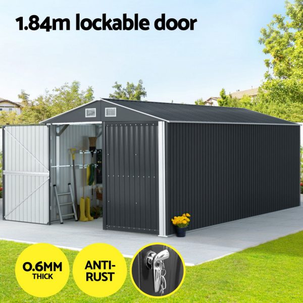 Giantz Garden Shed Sheds Outdoor Storage 3x5.38M Tool Workshop House Shelter For Sale