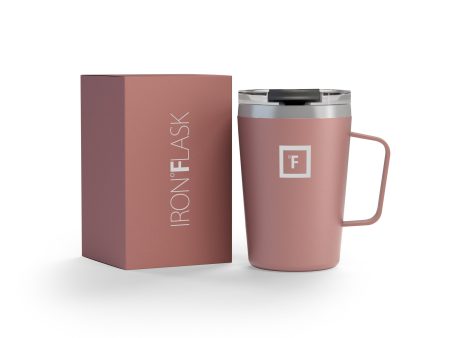 Iron Flask Grip Coffee Mug, Rose Gold - 12oz 350ml Fashion