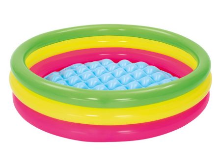 Bestway Kids Inflatable Pool Above Ground Round Splash Pool 102x102x25cm Discount