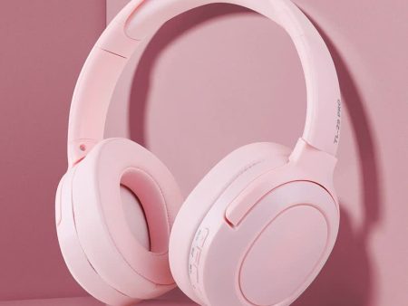 Pink Wireless Noise-Cancelling Over-Ear Headphones - Bluetooth 5.0, Long Battery Life For Cheap