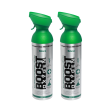 2pk 10 Litres of Boost Pure Oxygen in a Can Supplemental - 200 Breath (Large) Supply