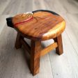 Kids Wooden Stool Cat Fashion