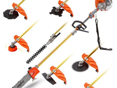 MTM 62CC Pole Chainsaw Hedge Trimmer Brush Cutter Whipper Snipper Multi Tool Saw For Sale