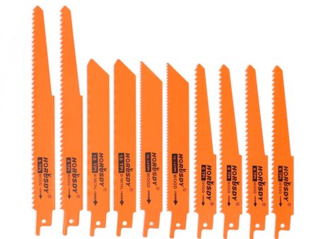 10Pc Reciprocating Saw Blades Set For Wood Metal Timber Demolition Cutting Tool Sale