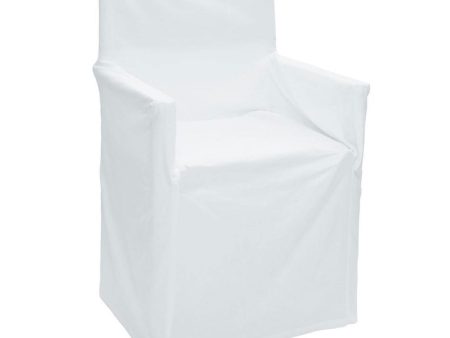 IDC Homewares Cotton Director Chair Cover White Supply