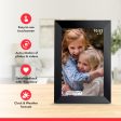 Black 16GB Storage 10-Inch WiFi Digital Photo Frame | HD Display + Remote Photo Video Sharing via App | Hot on Sale