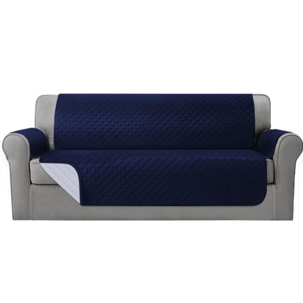 Artiss Sofa Cover Couch Covers 4 Seater 100% Water Resistant Navy For Discount