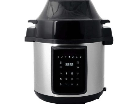 6L Air Fryer + Pressure Cooker (Silver) Kitchen Appliance Online Hot Sale