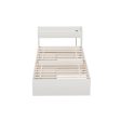 Artiss Bed Frame Single Size Mattress Base wtih Charging Ports 2 Storage Drawers Online Hot Sale