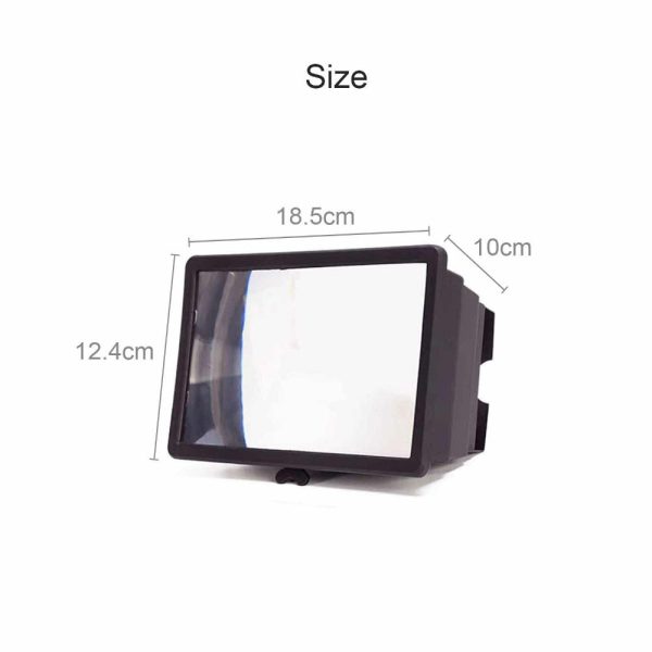 3D Mobile Phone Screen Magnifier 12  HD Video Amplifier for Smartphone Stand Cheap