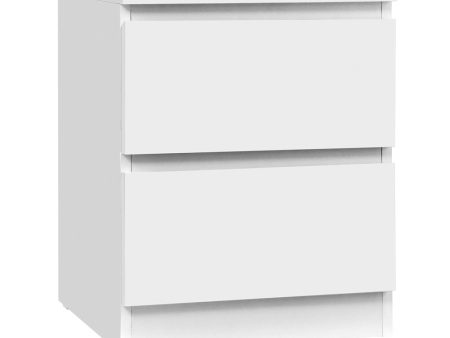 Artiss Bedside Table 2 Drawers - PEPE White Online Hot Sale