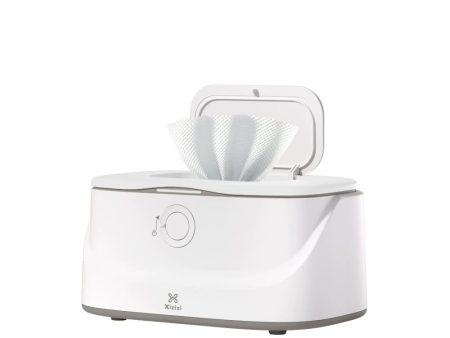 White USB-Powered Baby Wet Wipes Warmer - Portable and Adjustable Heating Online now