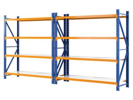 Giantz 4Mx2M Garage Shelving Warehouse Rack Orange Discount