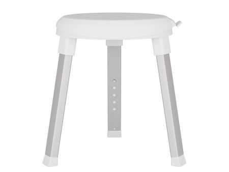 Evekare Deluxe Height-adjustable Rotating Bathroom Stool Online