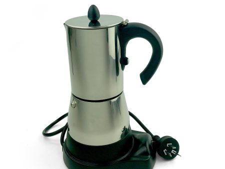 Electric Espresso Moka Coffee Maker 4Cups Stainless Steel Italian Classic AU STOCK Online Hot Sale