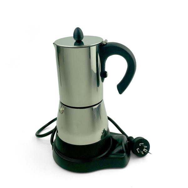 Electric Espresso Moka Coffee Maker 4Cups Stainless Steel Italian Classic AU STOCK Online Hot Sale