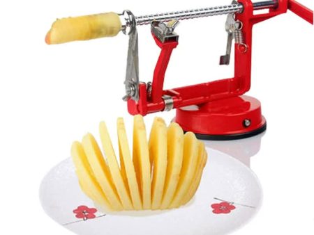 3-in-1 Apple Peeler, Corer, and Slicer with Suction Base – Effortless Fruit Prep Supply