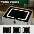 Artiss Smart Bedside Table with Wireless Charging - AIKA Grey Cheap