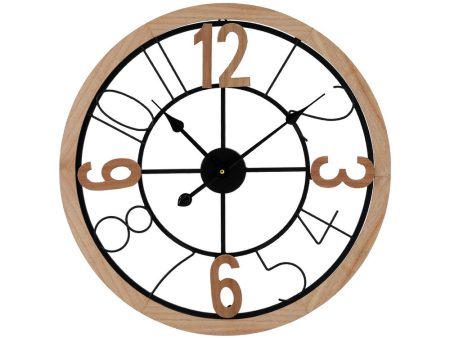 Artiss 60CM Wall Clock Wooden Online now