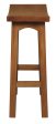 Tokyo Solid Mahogany Timber Barstool (Light Pecan) Discount